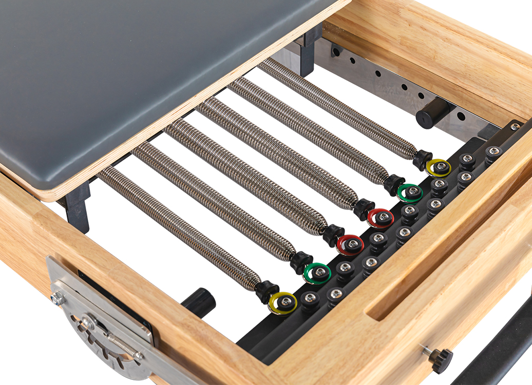 MC-PX001 Professional and hot sale Wood Equipment Oak Wooden Pilates Reformer for home and gym training