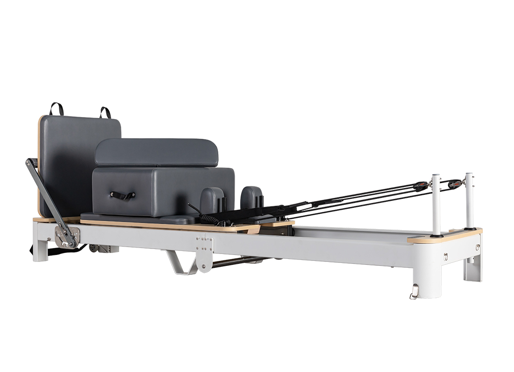 MC-PL1009 Aluminum Alloy Folding Pilates Reformer Lifting Folding Pilates Equipment Fitness Adjustable Equipment Height