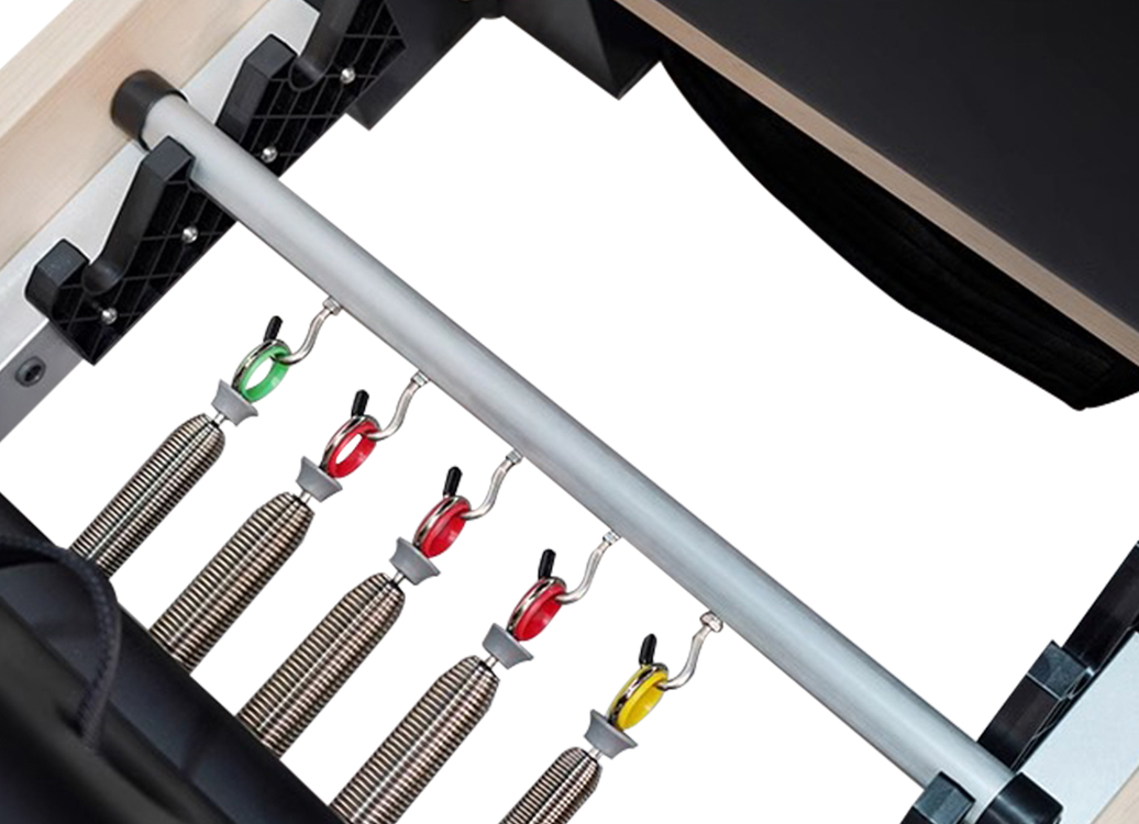 MC-PJ001 Basic Customized LOGO And Leather Beech Wooden Pilates Reformer Core Bed