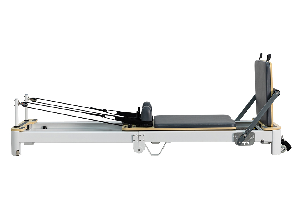 MC-PL1009 Aluminum Alloy Folding Pilates Reformer Lifting Folding Pilates Equipment Fitness Adjustable Equipment Height