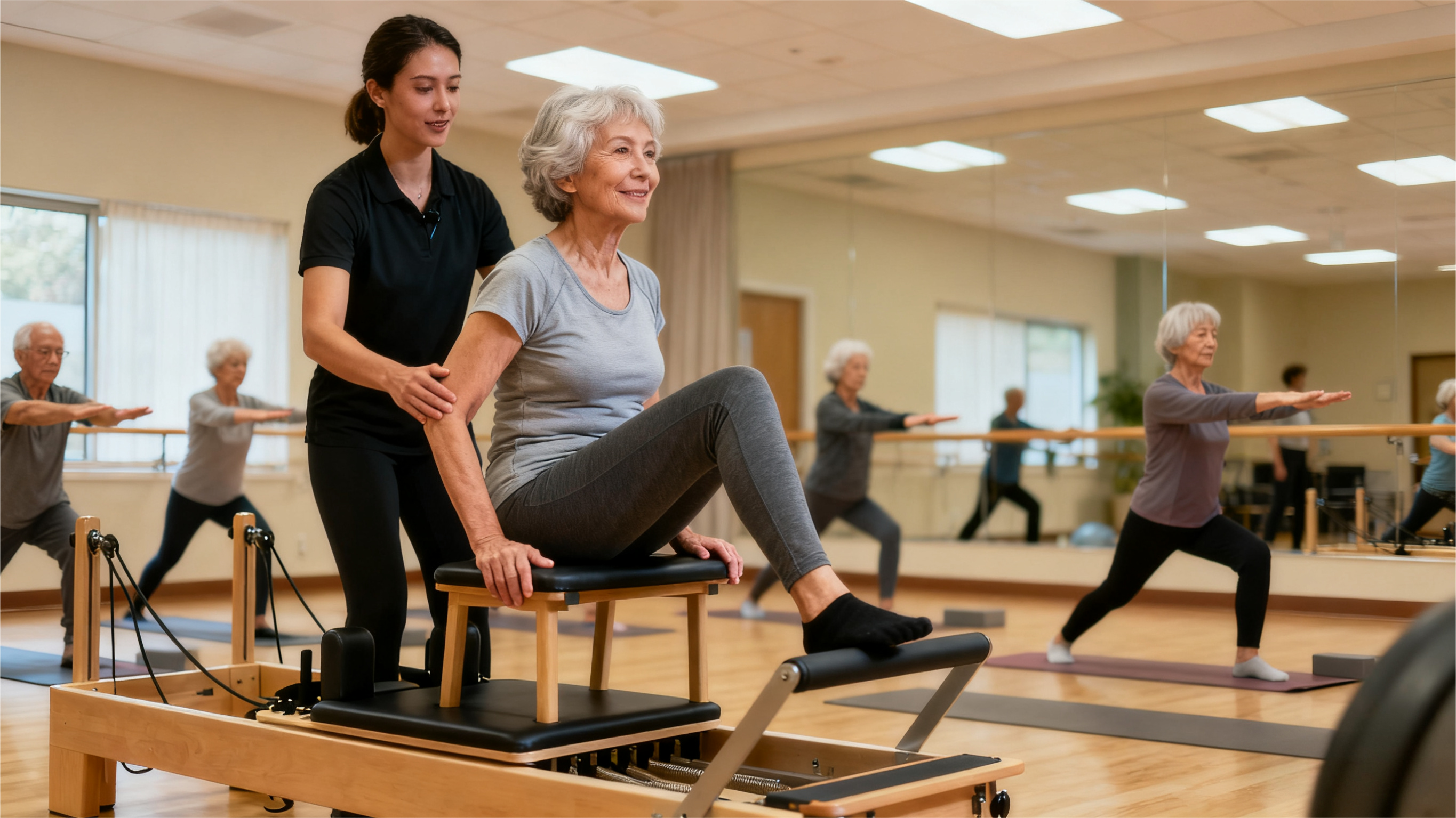 Pilates and Elderly Health: Gentle Exercise Guards Elderly Vitality, Prevents Aging Risks