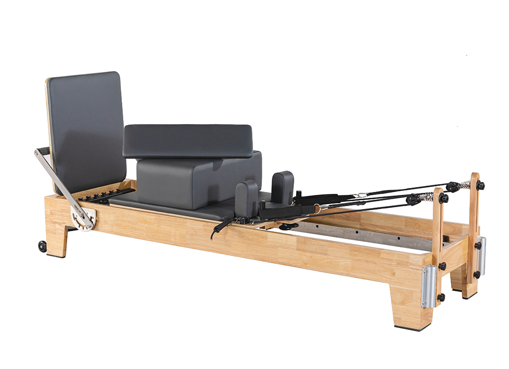 MC-PX001 Professional and hot sale Wood Equipment Oak Wooden Pilates Reformer for home and gym training