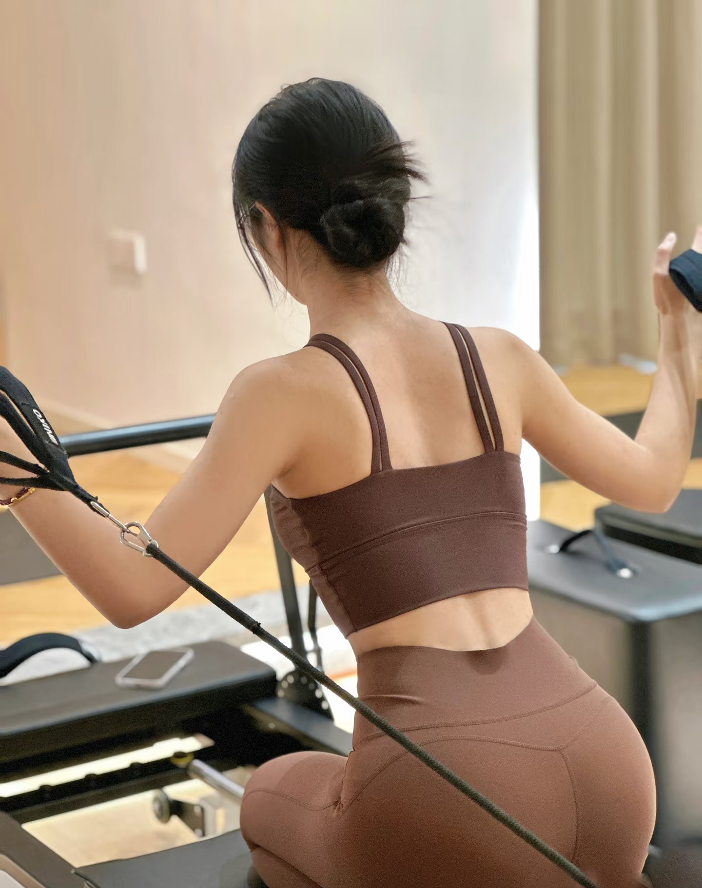 MC-PF024 Maple iron ladder bucket for Women's Fitness Pilates Instrument for Yoga Shaping and Body Flexibility Exercise