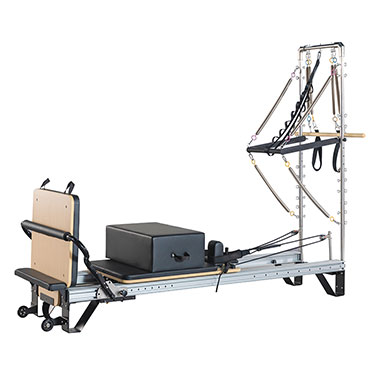 MC-PL1008B Cheap Price Gym Fitness Equipment Old Aluminum Alloy Pilates Reformer With Half Tower