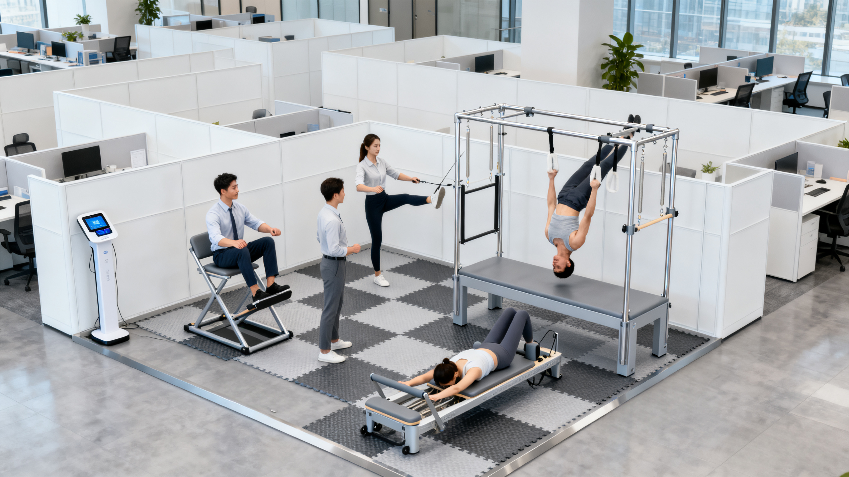 Workplace Recharge: Yoga-Pilates Solutions for Office Workers