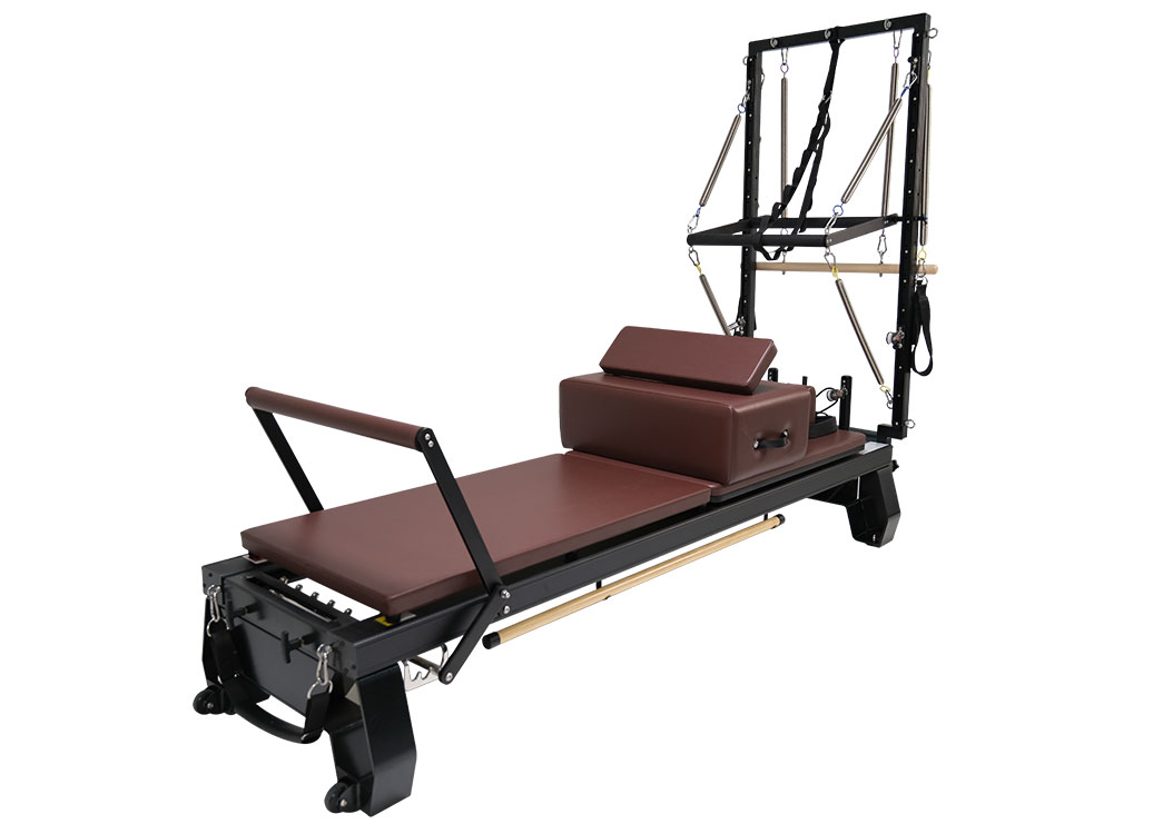 MC-PL1017B High Quality Cadillac Core Bed Pilates Equipment MLQ Aluminum Alloy Pilates Reformer With Half  Tower Durable