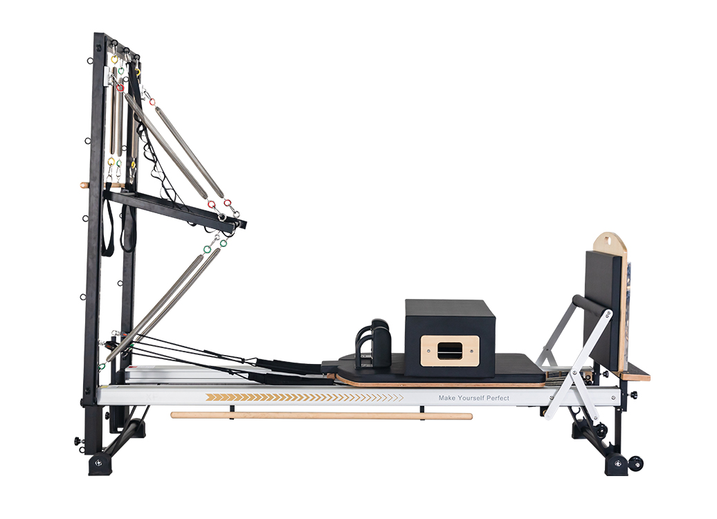 MC-PL1005B High Quality Cadillac Core Bed Pilates Equipment MLQ Aluminum Alloy Pilates Reformer With Half Tower Durable