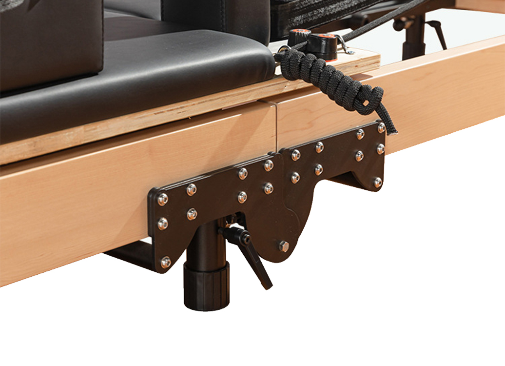 MC-PF005 Home Use folding Pilates reformer Maple Wooden Folding Pilates Reformer With Telescopic Legs