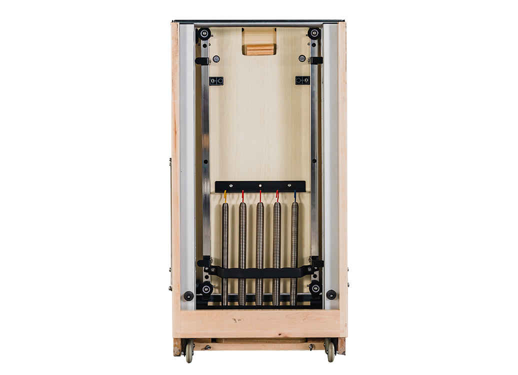 MC-PF003 Maple Wooden Folding Pilates Reformer Folding Wooden Pilates Reformer Home Use Workouts Pilates Reformer
