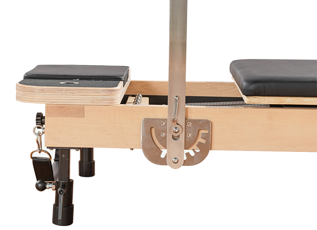 MC-PF005 Home Use folding Pilates reformer Maple Wooden Folding Pilates Reformer With Telescopic Legs