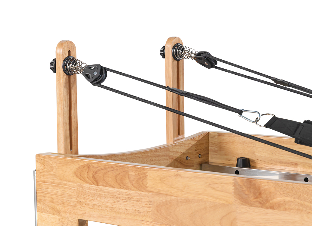 MC-PX001 Professional and hot sale Wood Equipment Oak Wooden Pilates Reformer for home and gym training