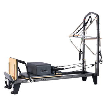 MC-PL1007B Durable Yoga Fitness Equipment Elite Aluminum Alloy Pilates Reformer With Half Tower