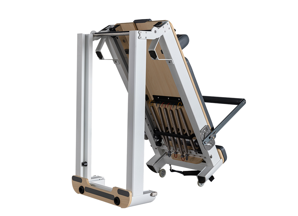MC-PL1009 Aluminum Alloy Folding Pilates Reformer Lifting Folding Pilates Equipment Fitness Adjustable Equipment Height