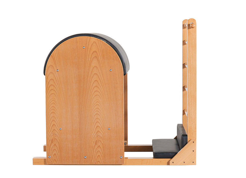 MC-PJ006 High Quality Fitness Beech Wooden Ladder Bucket frame Pilates ladder bucket fitness curved bucket equipment