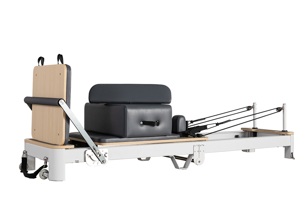 MC-PL1009 Aluminum Alloy Folding Pilates Reformer Lifting Folding Pilates Equipment Fitness Adjustable Equipment Height