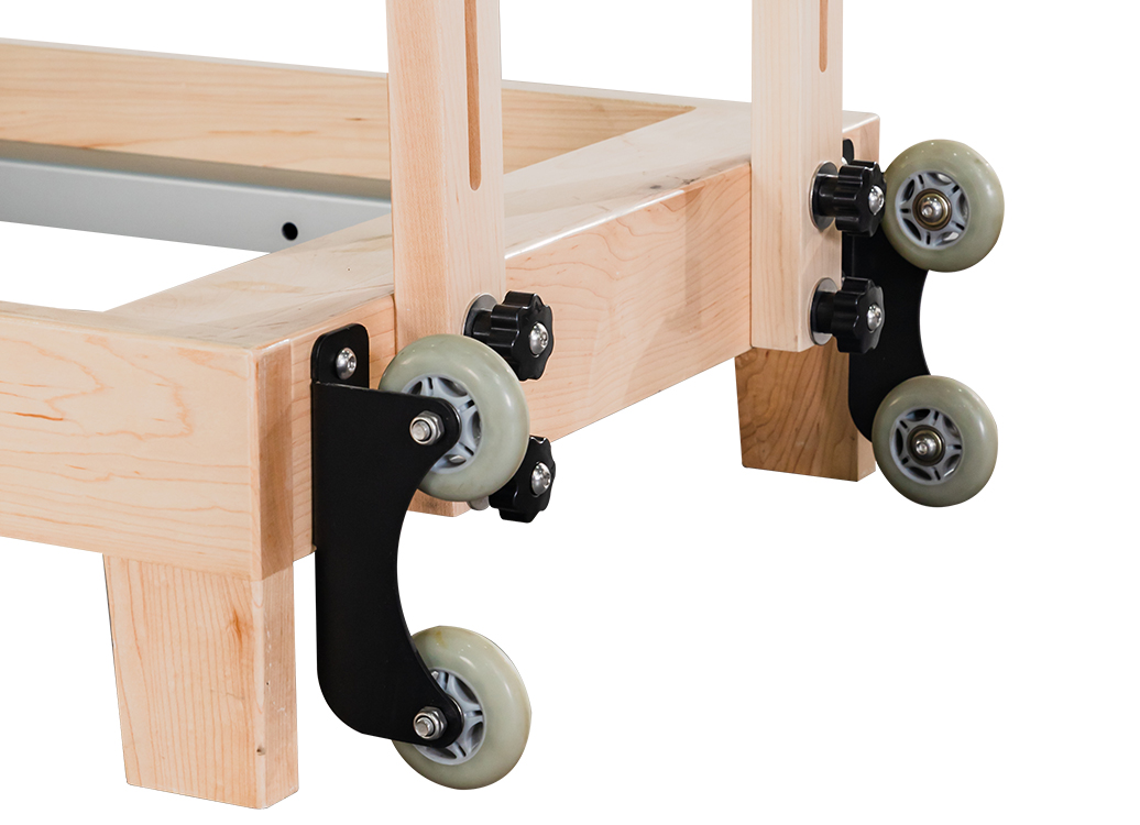 MC-PF003 Maple Wooden Folding Pilates Reformer Folding Wooden Pilates Reformer Home Use Workouts Pilates Reformer