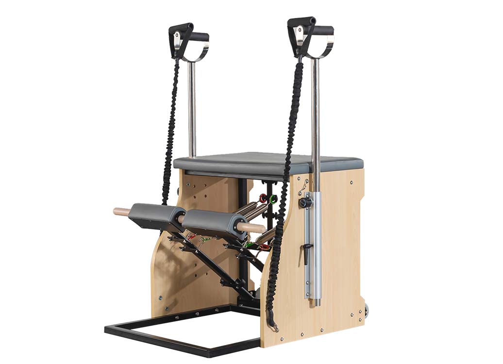 MC-PF025 Durable Portable Fitness Training Maple iron Combo Chair Pilates Equipment for sale