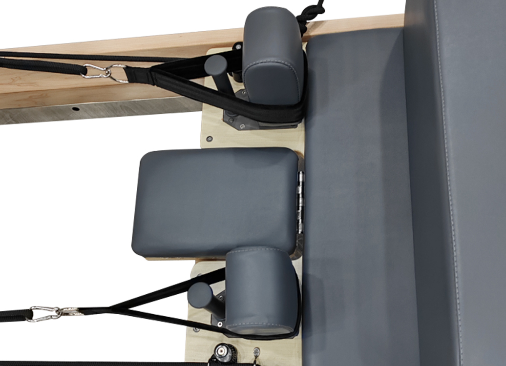 MC-PF008 Premium Foldable Pilates Reformer Top Full track Maple Wooden Pilates Reformer