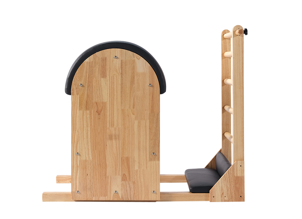 MC-PX006 Oak wooden pilates ladder barrel