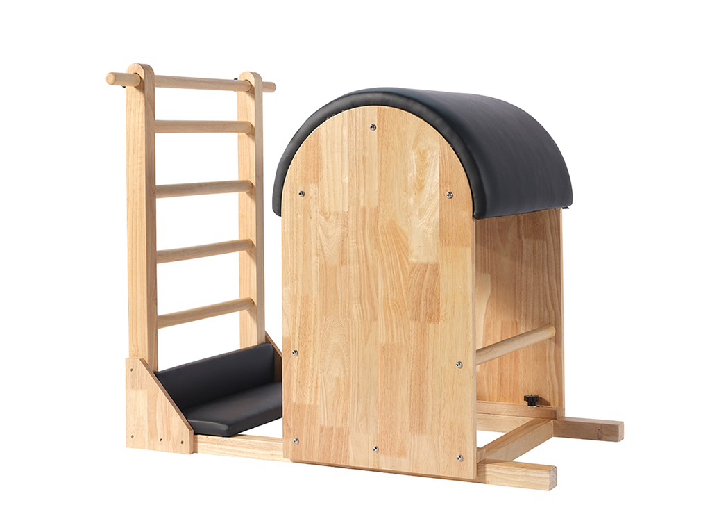 MC-PX006 Oak wooden pilates ladder barrel