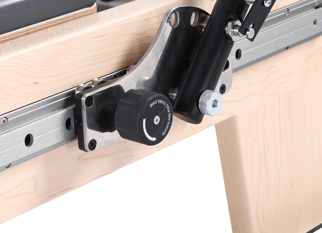 MC-PF008 Premium Foldable Pilates Reformer Top Full track Maple Wooden Pilates Reformer
