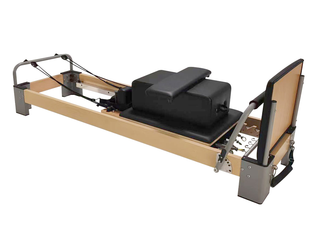 MC-PJ001 Basic Customized LOGO And Leather Beech Wooden Pilates Reformer Core Bed