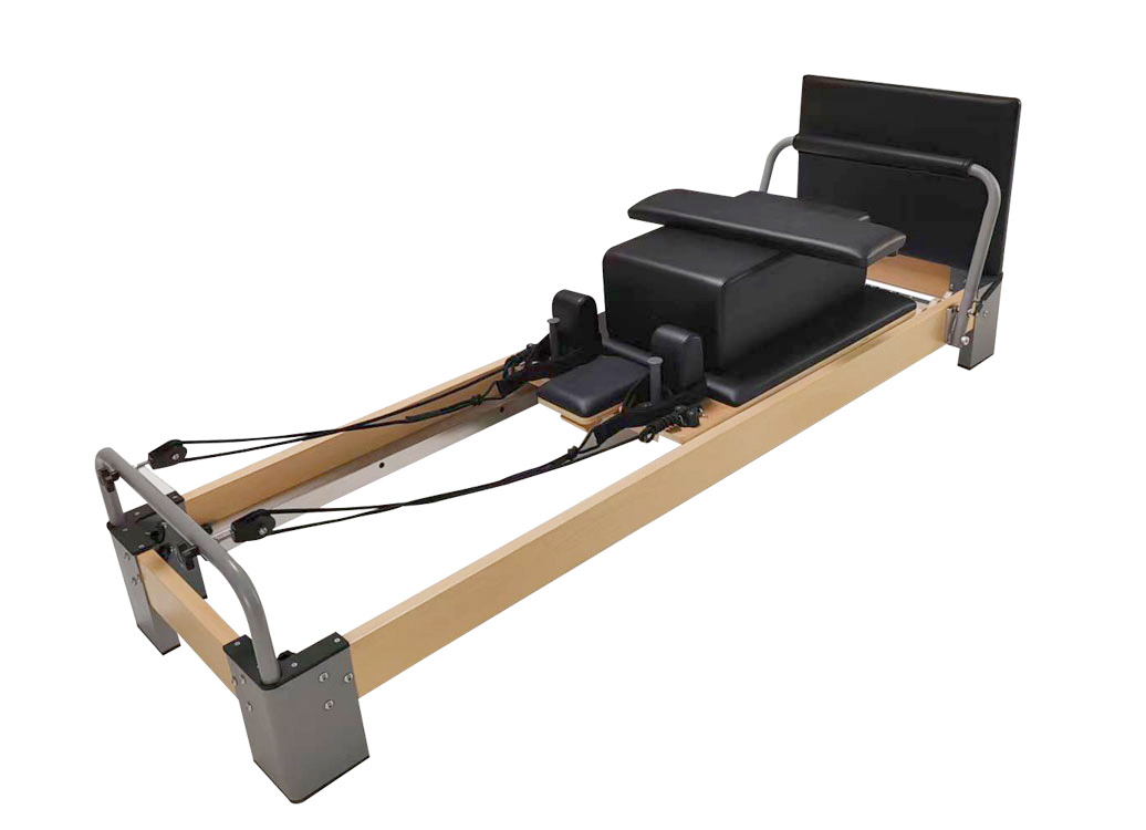 MC-PJ001 Basic Customized LOGO And Leather Beech Wooden Pilates Reformer Core Bed