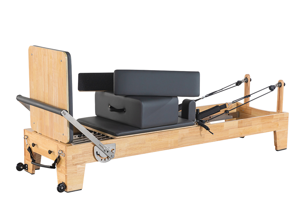 MC-PX001 Professional and hot sale Wood Equipment Oak Wooden Pilates Reformer for home and gym training