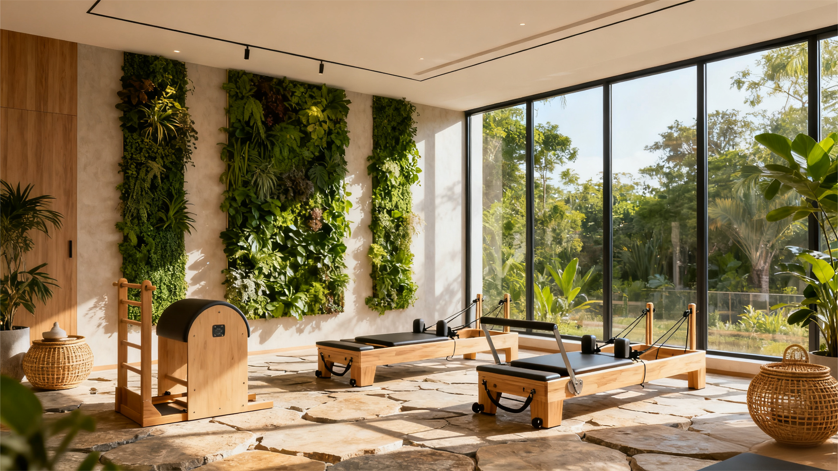 Pilates Commercial Space Aesthetic Design Trend: Natural Elements + Immersive Experience, Creating a Healing Sports Space