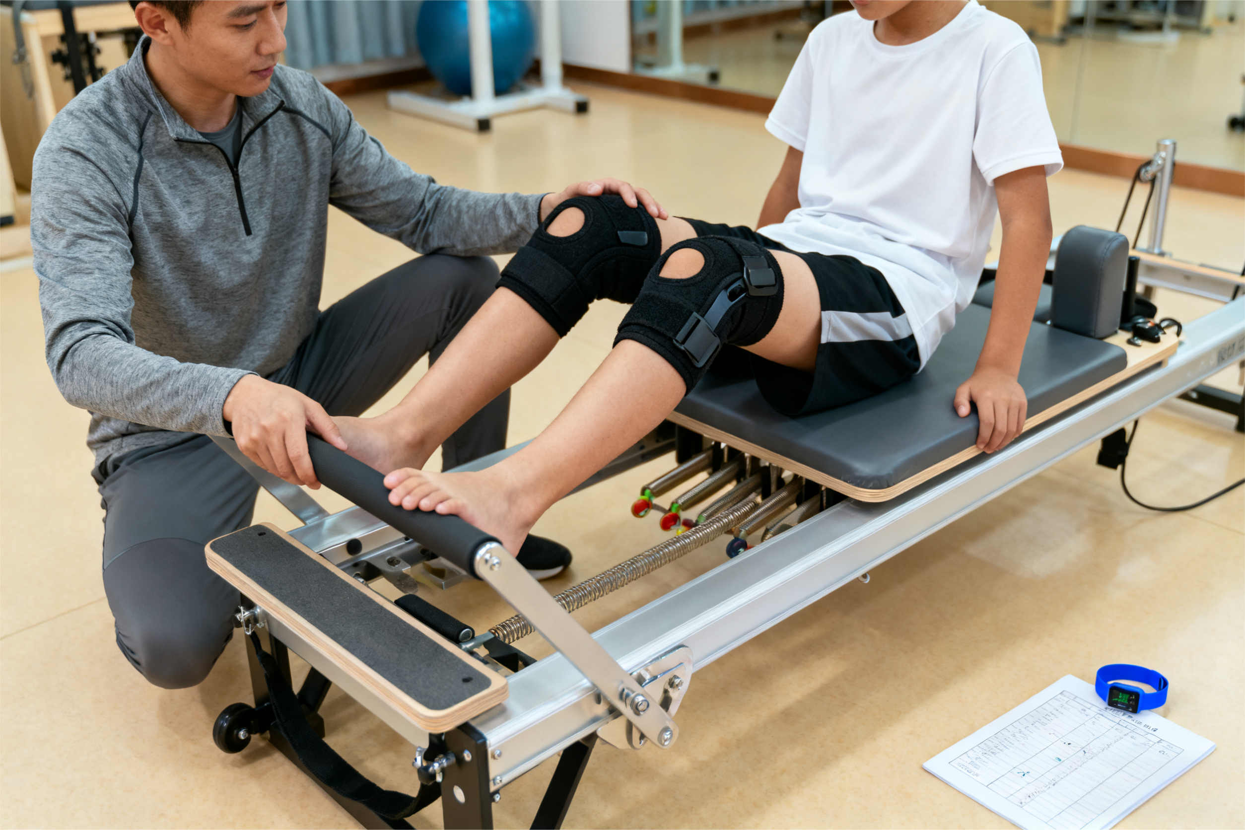 Youth Fitness Training and Pilates Equipment Applications